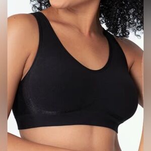 NEW Shapermint Truekind Daily Comfort Wirefree‎ Shaper Bra Black Pad
